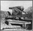 The Swamp Angel gun. Morris Island, South Carolina