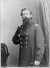 Isaac Sparrow Bants, b. 1831, half length, standing, right hand inside uniform at chest, facing left