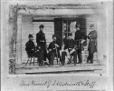Brig. Gen. J.S. Wadsworth and staff on porch