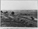 Rear view of Fredericksburg, Va. Confederate fortifications in foreground