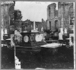 Graveyard of Circular Church and ruins of Secession Hall in distance, Charleston, S.C. April 1865