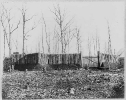 Stockade and entrance to camp of 50th New York Engineers, Rappahannock Station, Va.