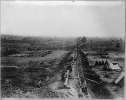 View of Confederate lines just north of Georgia R.R. looking south, Atlanta, Georgia, 1864