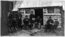 Staff officers at head quarters 6th Army Corps near Brandy Station, Va.