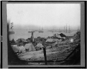 View on the docks, after explosion of the ordnance barges, City Point, Virginia