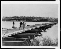 Pontoon across Appomattox creek