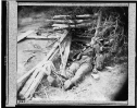 Scene of Ewell's attack, May 19, 1864, near Spottsylvania i.e. Spotsylvania Court House. Dead Confederate soldier