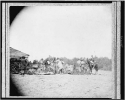 Scene of Ewell's attack, May 19, 1864, near Spottsylvania i.e. Spotsylvania Court House. 1st Mass. Artillery burying the dead
