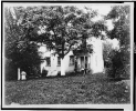 D.R. Miller house, with family on porch, Hagerstown Pike, Antietam, Maryland