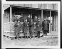 Group of officers at Acquia Creek, February, 1863