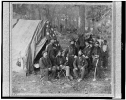 Bv't. Maj. Gen. John C. Caldwell and staff posed in front of tent