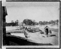 Pontoon bridges across James River at Richmond, Va. April, 1865