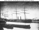 CSS Rappahannock (1863-1865) 
 
    Tied up at Calais, France, where she was detained from 1863 to
    the end of the Civil War. 
 
    U.S. Naval Historical Center Photograph.
