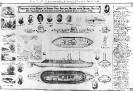 USS Monitor (1862) and 
    CSS Virginia (1862) 
 
    Montage drawing featuring plans of the two ships, portraits of men responsible for building and operating them, and scenes of their histories. It is inscribed: 