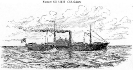 CSS Gaines (1862-1864) 
 
    Late 19th Century reproduction of a pen and ink drawing of 1864
    vintage. 
 
    U.S. Naval Historical Center Photograph.