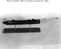 Confederate Submarine H.L. Hunley (1863-1864) 
 
    Model built by Floyd Houston, New Suffolk, New York, and presented
    by him to the Naval Historical Foundation on 7 April 1960. 
 
    Courtesy of the Naval Historical Foundation, Wash
