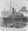 Confederate Army armed transport Planter (1861- 62) 
 
    A side-wheel steamer, built at Charleston, South Carolina, in
    1860, Planter was run out of Charleston and delivered
    to the Federals in the early morning of 13 May 186