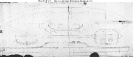 Confederate 180-Foot Ironclad Gunboat 
 
    Plan drawing, including the inboard profile, decks and two hull
    cross sections, inscribed at the top: 