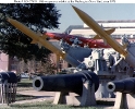 Washington Navy Yard, Washington, D.C. 
 
    Old weapons on exhibit in East Willard Park, circa Summer 1978.
    This area was rebuilt to another design in 1981-82, with the
    artifacts rearranged. Many of them, including all the missiles,
