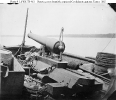 CSS Teaser (1861-1862) 
 
    Photograph taken on board by Matthew Brady, soon after she was
    captured on the James River, Virginia, on 4 July 1862. 
    This view shows her 12-pounder Parrott rifled gun mounted on
    a slide pivot car