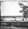 CSS Jamestown and CSS Virginia II 
 
    Sunk in the James River, Virginia, near Drewry's Bluff, circa
    April 1865. 
    Jamestown, whose paddlebox tops are visible in the center,
    was sunk as an obstruction off
