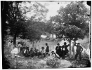 Gettysburg, Pennsylvania. Camp of Captain John J. Hoff. (Rear view)