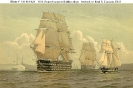 Warships of the sailing navy 
 
    Chromolithograph by Armstrong & Company, after an 1893 watercolor
    by Fred S. Cozzens, published in 