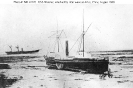 USS Wateree (1864-1868) 
 
    Beached at Arica, Chile, after she was washed ashore by a tidal
    wave on 13 August 1868. 
    Partially dismasted ship stranded in the left distance is the
    Peruvian warship America. 
 
    Hal