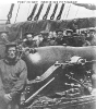 USS Wissahickon (1861-1865) 
 
    Crewmembers by the ship's Dahlgren XI-inch pivot gun, during
    the Civil War. 
    Copied from Francis Trevelyan Miller's 