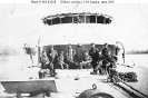 USS Saugus (1864-1891) 
 
    Officers pose on deck, in front of the gun turret, probably while
    the ship was serving on the James River, Virginia, in early 1865. 
 
    U.S. Naval Historical Center Photograph.