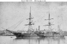 USS Saranac (1850-1875) 
 
    Moored in a Pacific Coast harbor, during the 1870s. 
 
    Collection of Medical Inspector William E. Taylor, USN, who served
    in this ship during 1872-1874. Donation of Mrs. William E. Taylor. 
 
    