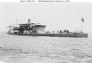USS Nahant (1862-1904) 
 
    In New York Harbor, during her Spanish-American War service,
    1898. Her turret guns are run out, in firing position. 
    Photographed by Hart. 
 
    U.S. Naval Historical Center Photograph.