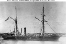 USS Marblehead (1862-1868) 
 
    Photographed by Byron, New York, probably in 1864-68 after she
    was rearmed with all guns mounted on the broadside. 
    Note rowing launch amidships, with a flag flying from its stern. 
 
    U.S.