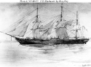 USS Wachusett (1862-1887) 
 
    Wash drawing by Clary Ray, circa 1898. 
    She is depicted with yards on her mizzen mast, the way she was
    rerigged some years after the Civil War. 
 
    U.S. Naval Historical Center Photograph.