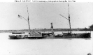 USS Conemaugh (1862-1867) 
 
    Photographed during the Civil War. 
    Note 100-pounder Parrott rifled gun pivot-mounted just forward
    of her smokestack. 
    The dark band painted around the smokestack may be an identification
    f