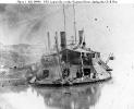 USS Louisville (1862-1865) 
 
    Alongside a barge at a Western Rivers city, during the Civil
    War. 
 
    U.S. Naval Historical Center Photograph.