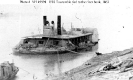 USS Tuscumbia (1863-1865) 
 
    Moored to the shore on the Western Rivers, circa 1863. 
 
    U.S. Naval Historical Center Photograph.