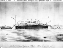 USS Ellen (1861-1865) 
 
    Lithograph by McGuigan, Philadelphia, after a drawing by A.T.
    Florence, depicting the ship in 1862-1865, while she was serving
    as a floating carpenter shop at Port Royal, South Carolina. 
 
    Courtes