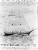U.S. Brig Bainbridge (1842-1863) 
 
    Sketch by George H. Rogers, depicting Bainbridge cruising
    off Cuba in 1862, when the artist served on board her. 
    Note the dialogue written above the sketch: 