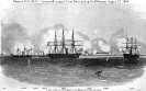 Mobile Bay Campaign, August 1864   Line engraving published in 