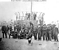 USS Lehigh (1863-1904) 
 
    Crew members and a few officers pose on the monitor's deck, probably
    while she was serving on the James River, Virginia, in 1864-65. 
    Probably photographed by the Matthew Brady organization. 
 
    Th