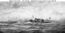 USS Keokuk (1863-1863) 
 
    Engraved reproduction of an artwork by R.G. Skerrett, 1901. 
 
    U.S. Naval Historical Center Photograph.