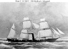 USS Wachusett (1862-1887) 
 
    Lithograph published circa 1865, showing the ship in her original
    bark rig. 
 
    Courtesy of Charles H. Bogart, 1973. 
 
    U.S. Naval Historical Center Photograph.