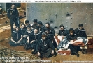 USS Nahant (1862-1904) 
 
    Crewmen mending the U.S. flag on deck, 1898. Dents in the ship's
    turret armor were caused by Confederate gunfire during the Civil
    War, some thirty-five years earlier. 
    The original photograph wa