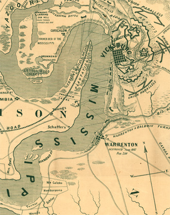 Grants Finest Hour Vicksburg Map