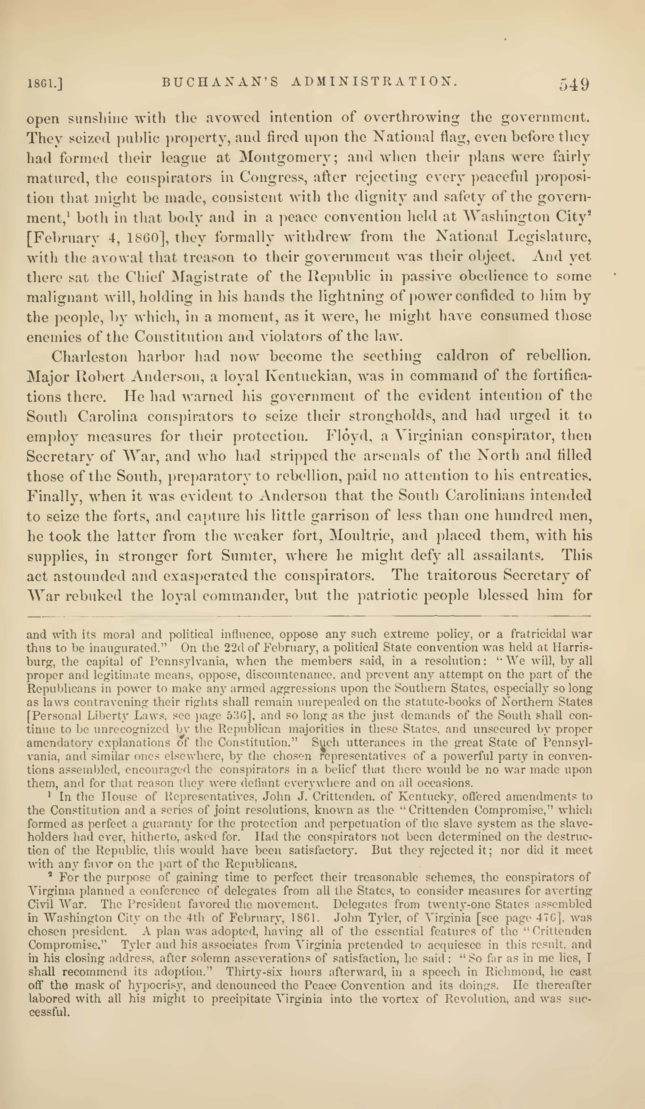 Chapter XV Buchanan Administration Lossing Pictorial History of the United States img 18