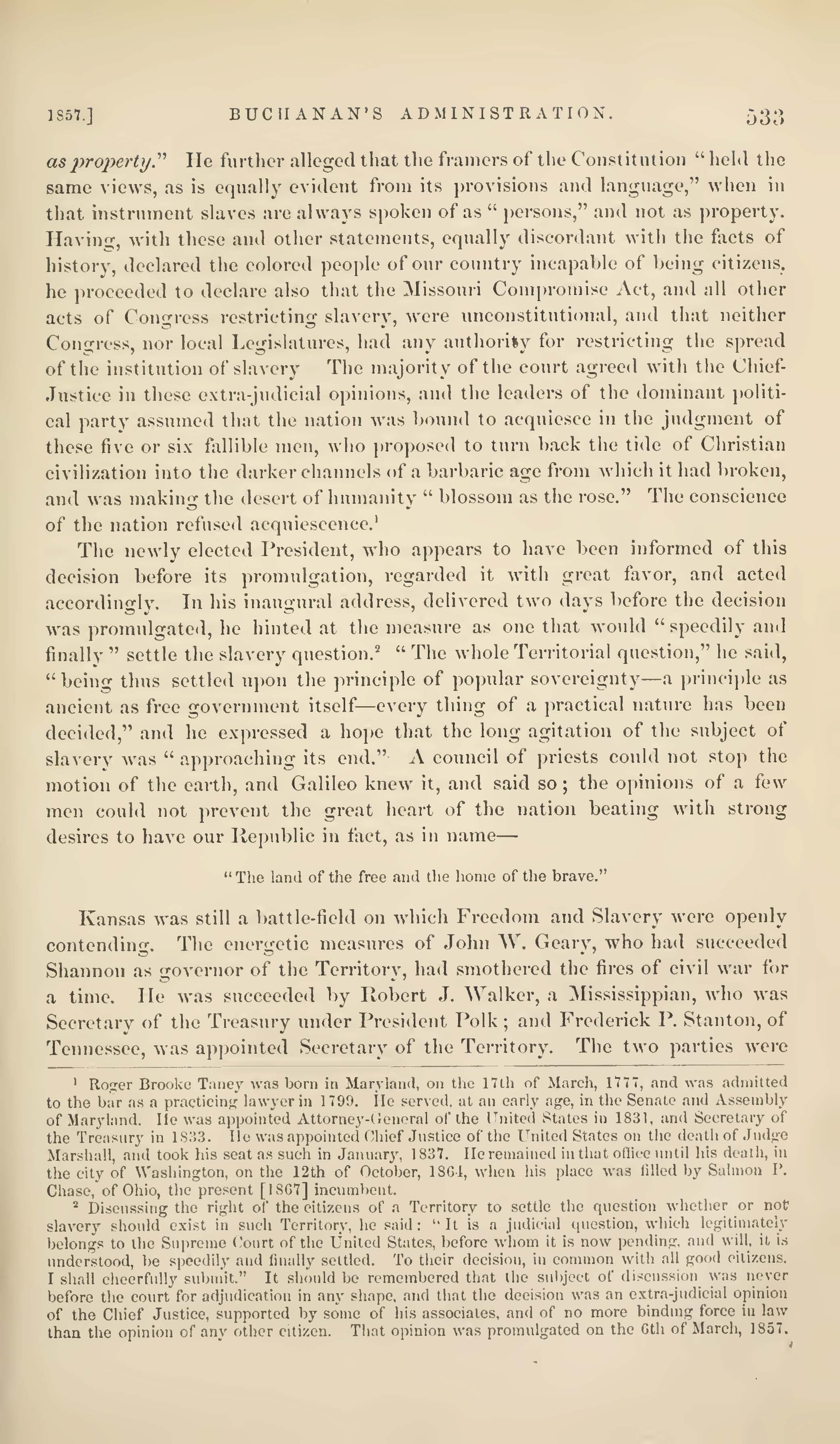 Chapter XV Buchanan Administration Lossing Pictorial History of the United States img 2