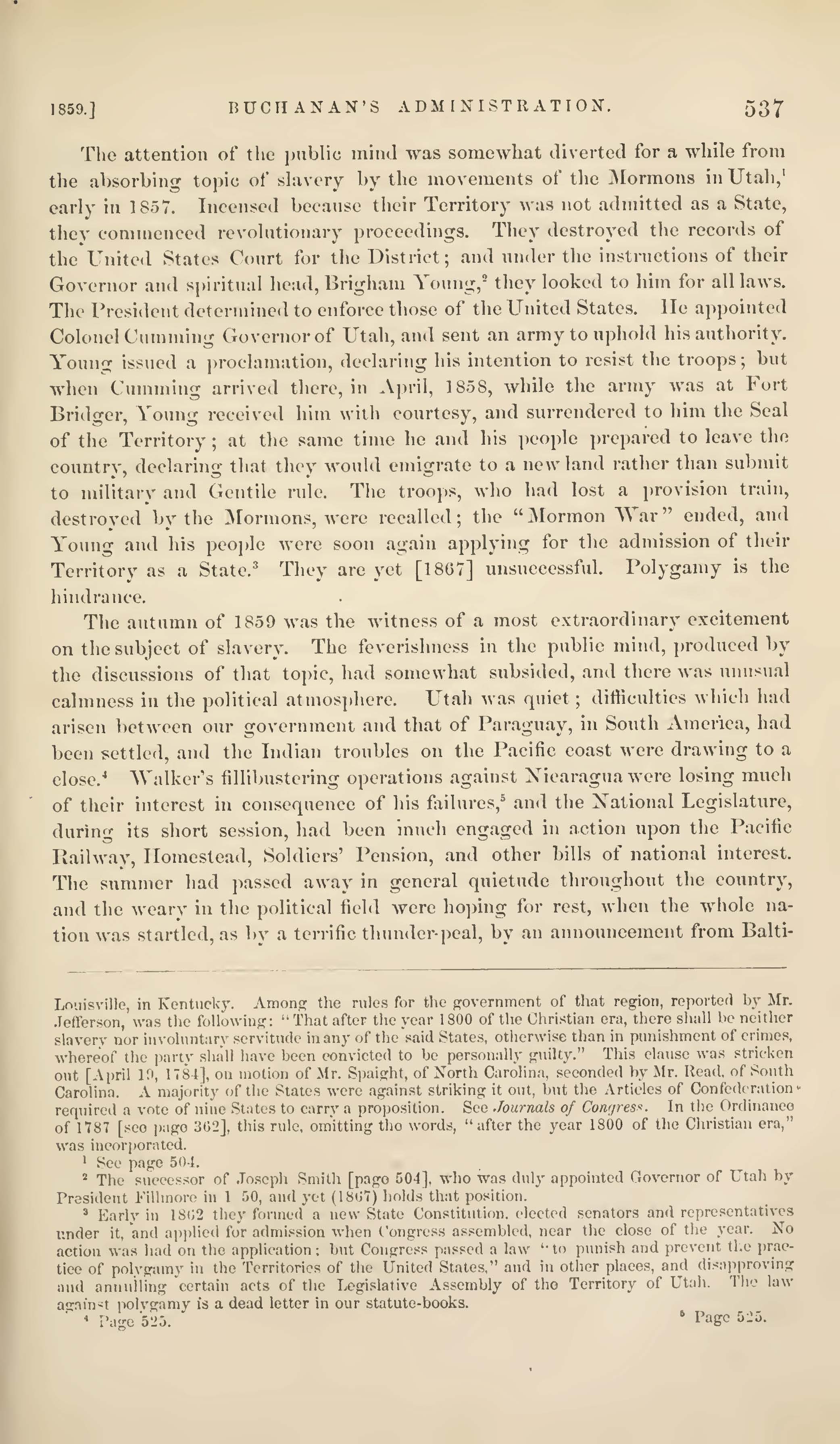 Chapter XV Buchanan Administration Lossing Pictorial History of the United States img 6