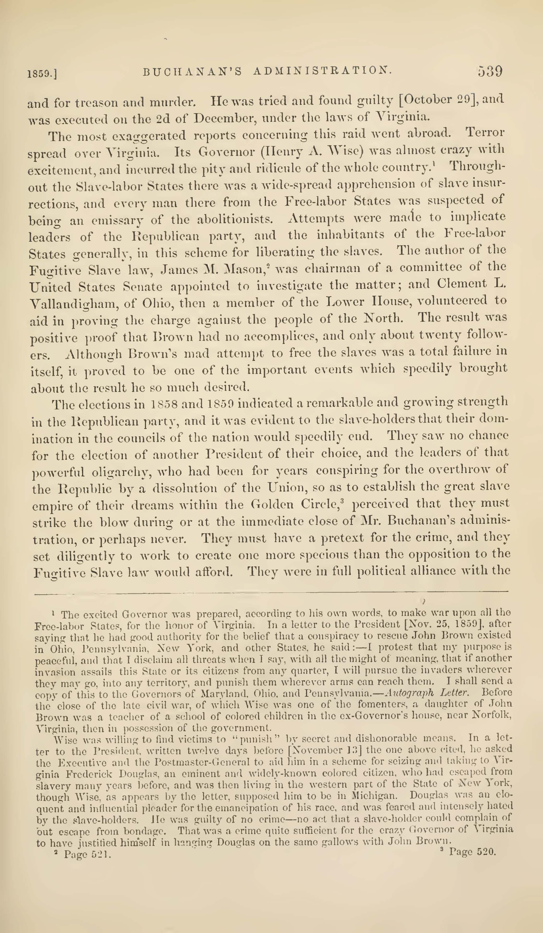 Chapter XV Buchanan Administration Lossing Pictorial History of the United States img 8