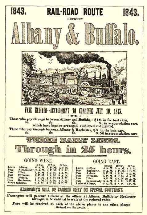 From an Old Time Table